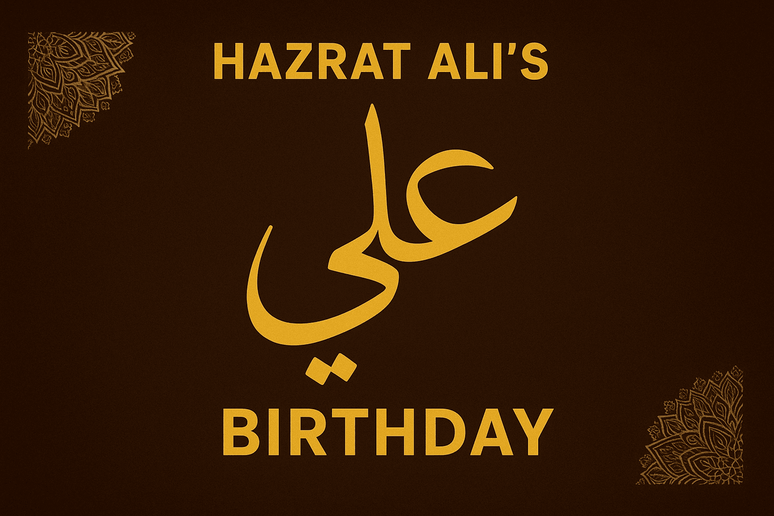 Hazrat Ali Birthday 2026 Celebrations