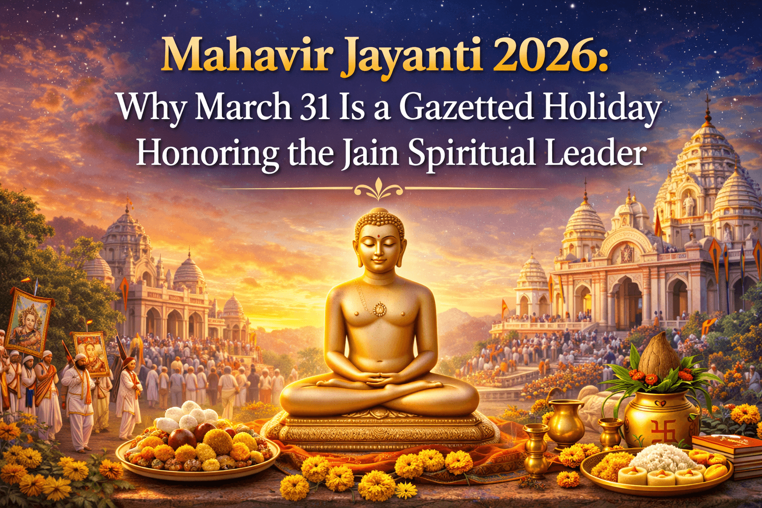 Mahavir Jayanti 2026 Celebrations